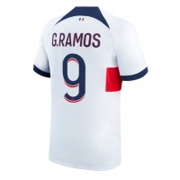 Dres Paris Saint-Germain Goncalo Ramos #9 Gostujuci 2023-24 Kratak Rukav